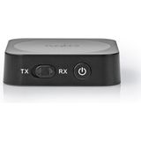 NEDIS - Draadloze audio-zender/ontvanger – Bluetooth – 6 uur batterijduur – AUX – zwart