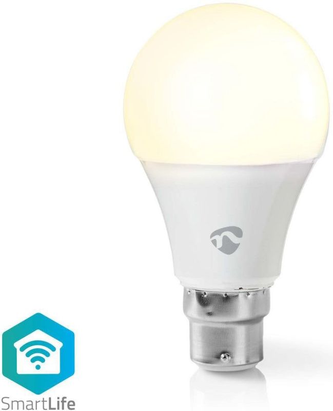 Nedis - Draadloze Slimme Lamp - Wit - LED - Bediening via App