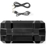 Nedis - Portable Bluetooth Partyspeaker - Zwart - 5W - Draagbare Speaker