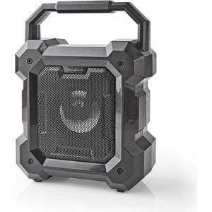 Nedis - Portable Bluetooth Partyspeaker - Zwart - 5W - Draagbare Speaker