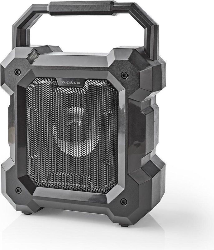 Nedis - Portable Bluetooth Partyspeaker - Zwart - 5W - Draagbare Speaker