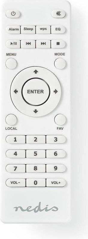 Nedis - RDINRC200WT - Vervangende Afstandsbediening - Wit - Infrarood