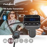Nedis FM-Audiotransmitter voor Auto | Gefixeerd | 0.8 " | Bluetooth® | 1 stuks - CATR123BK CATR123BK