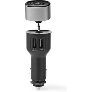 Nedis Bluetooth Multi-Adapter - Output: 1x 3,5 mm - SBC - 7 uur - Ingebouwde microfoon - Volumebediening - Automatische uitschakelfunctie - Grijs / Zwart