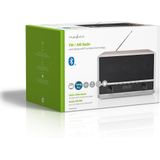 Nedis FM Radio RDFM5200BN (FM, AM, Bluetooth), Radio, Bruin, Zwart