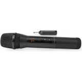 Draadloze Microfoonset - 20 Kanalen - 1 Microfoon - Cardioïde - 70 Hz - 13 kHz - 1000 Ohm - -95 dB - Volumebediening - Zwart