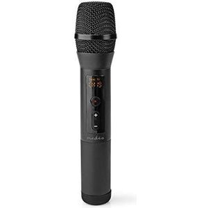 Nedis - Mpwl200bk - Draadloze Microfoon - Zwart - Professionele Geluidskwaliteit