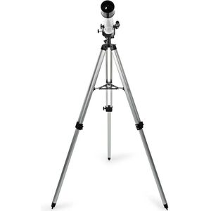 Telescoop - Diafragma: 70 mm - Brandpuntsafstand: 700 mm - Finderscope: 5 x 24 - Maximale werkhoogte: 125 cm - Tripod - Wit/Zwart