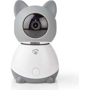 Nedis Smart WiFi Indoor IP-camera | Kantel-/Draaifunctie | Full HD | Auto-tracking | Met Slaapliedje | Klimaatsensor