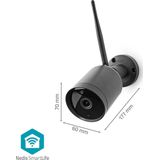 Nedis - SmartLife Wi-Fi Camera - Buiten - HD 1080p - Waterbestendig