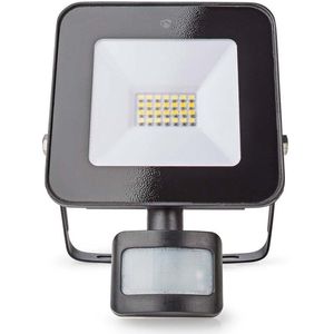 Slimme Wifi Schijnwerper - 20 W - IP44 - Wit - 3000K Tot 6500K - Zwart