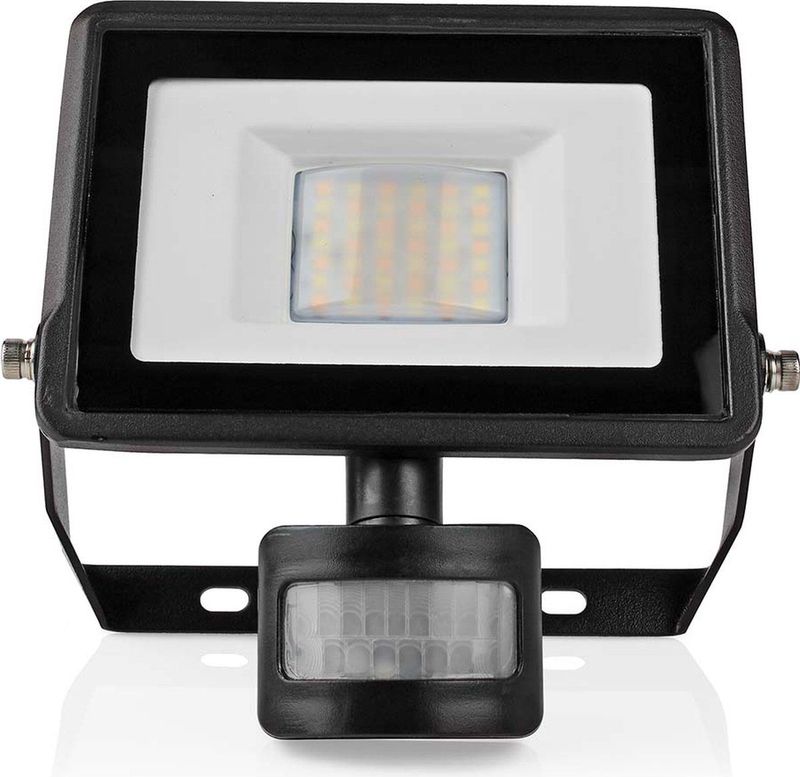 Nedis - SmartLife Wi-Fi Dimbare Schijnwerper - Zwart - LED - Met Bewegingssensor