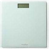 Nedis - Weegschaal - Personenweegschaal - Wit - Gehard Glas