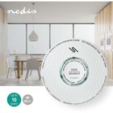 Nedis Rook- en koolmonoxidemelder | Batterij Gevoed | Batterijlevensduur tot: 10 Jaar | EN 14604 / EN 50291 | Met testknop | 85 dB | ABS | Wit Wit