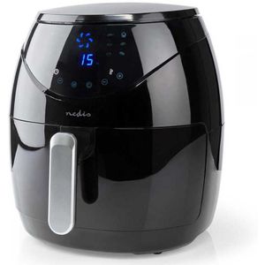 Heißluftfritteuse 4,6 l Zeitschaltuhr: 60 min Digital Schwarz - Nedis