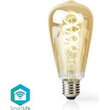 Nedis - SmartLife Wi-Fi Filamentlamp - ST64 - E27 - Volledige Kleuren