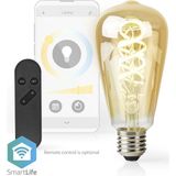 Nedis - SmartLife Wi-Fi Filamentlamp - ST64 - E27 - Volledige Kleuren