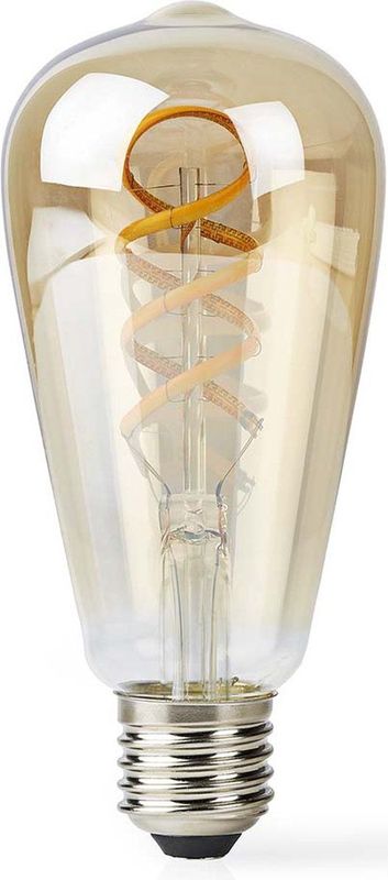 Nedis - SmartLife Wi-Fi Filamentlamp - ST64 - E27 - Volledige Kleuren