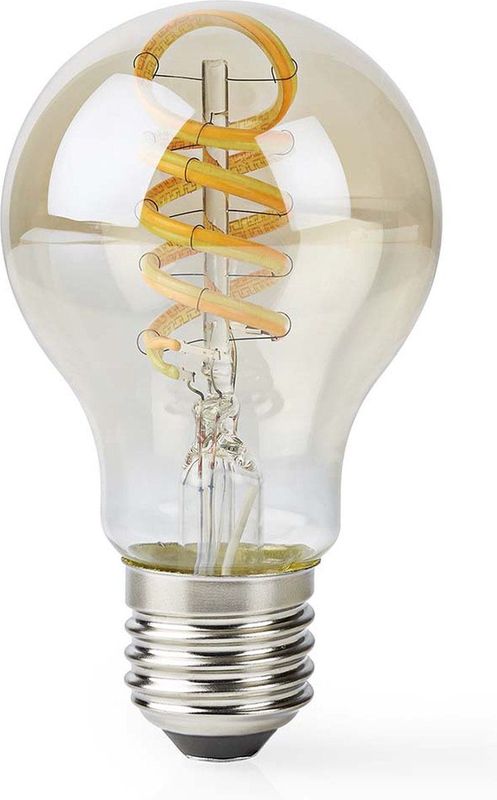 Nedis - SmartLife - Wifi E27 LED Filamentlamp - Warm- en Koud Wit - Transparant