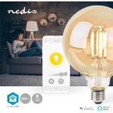 Nedis - Smart LED Filament Lamp - E27 - 125 mm - 7 W - 806 lm