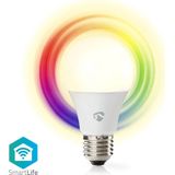 Wi-Fi Smart LED-Lamp - Full-Colour en Warm-Wit - E27 - Slimme Verlichting