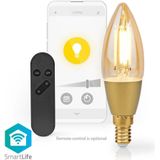 Nedis Smart lamp E14 | Kaars B35 | 1800-3000K | Filament | Goud | 470 lumen | 4.9W