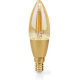 Nedis Smart lamp E14 | Kaars B35 | 1800-3000K | Filament | Goud | 470 lumen | 4.9W