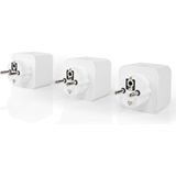 SmartLife Slimme Stekker - Wi-Fi - 3680 W - Type F (CEE 7/3) - 0 - 55 °C - Android / IOS - Wit - 3 Stuks