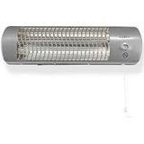 Nedis Badkamer verwarming - 1200 W - 2 Verwarmingsmodi - X4 - Grijs