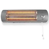 Nedis Badkamer verwarming - 1200 W - 2 Verwarmingsmodi - X4 - Grijs