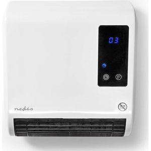 Nedis HTBA20WT Badkamer Verwarming 2000W Instelbare Thermostaat Afstandsbediening Wit