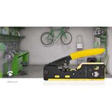 Nedis - Professionele Krimptang - RJ45 RJ12 RJ11 - Metaal