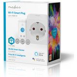 Nedis SmartLife Smart Stekker - Wi-Fi - 1 Stuks - 3680 W - Type F (CEE 7/3) - -10