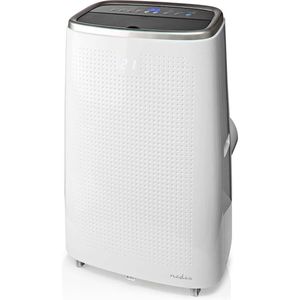 Nedis Mobiele Airconditioner - 14000 BTU - 120 m³ - 3 Snelheden - Afstandsbediening - Uitschakeltimer - Wit