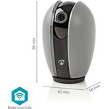 Nedis - SmartLife Camera - Binnen - Donkergrijs/Wit - Wi-Fi - Full HD 1080p