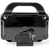 Nedis Multi grill - Grill / Sandwich / Waffle - 900 W - 28 x 15 cm - Automatische temperatuurregeling - Kunststof / Roestvrij Staal