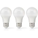 Nedis LED-Lamp E27 - A60 - 4.9 W - 470 lm - 2700 K - Warm Wit - Retrostijl - Frosted - 3 Stuks