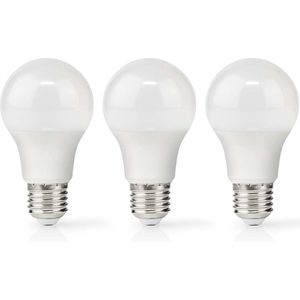 Nedis - LBE27A603P3 - Led-lamp - Warm Wit - 11 W - 3 Stuks