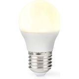 Nedis - LBE27G451 - Led-lamp - Warm Wit - Energiezuinig - E27