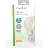 Nedis - LBFE27A601 - Led-filamentlamp - Warm Wit - Glas - 4 W - E27