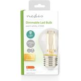 Nedis - LBFE27G452 - Led-filamentlamp - Warm Wit - E27 - 4.5 W - 470 Lm