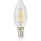 LED lamp E14 | Kaars | Nedis (4.5W, 470lm, 2700K, Dimbaar)