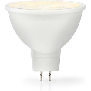 Nedis - LBGU53MR162 - Led-lamp - Warm Wit - Kunststof - GU5.3 Fitting