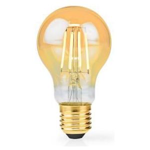 Nedis - LBDE27A60GD - Led-filamentlamp - Goud - E27 - Dimbaar