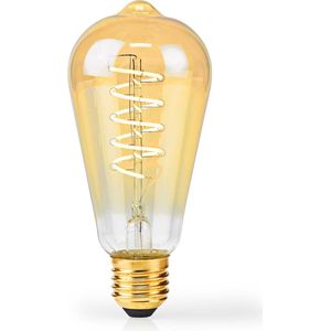 Nedis - LBDE27ST64GD2 - Led-Filamentlamp - Goud - E27 - Dimbaar