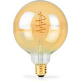 Nedis - LBDE27G125GD - Led-Filamentlamp - Goud - E27 - Dimbaar - 3.8 W