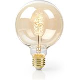Nedis - LBDE27G125GD - Led-Filamentlamp - Goud - E27 - Dimbaar - 3.8 W