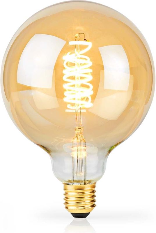 Nedis - LBDE27G125GD - Led-Filamentlamp - Goud - E27 - Dimbaar - 3.8 W