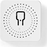 Nedis - Slimme Wifi Stroomschakelaar - Wit - Tot 3680W - Kroonsteen Aansluiting