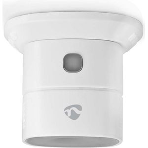 Nedis SmartLife CO Detector - Zigbee 3.0 - Batterij Gevoed - Levenscyclus sensor: 10 Jaar - EN 50291 - Android™ / IOS - Met testknop - 85 dB - Wit